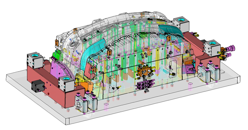 圧倒的な高速処理で大型・複雑な構造の金型設計に対応